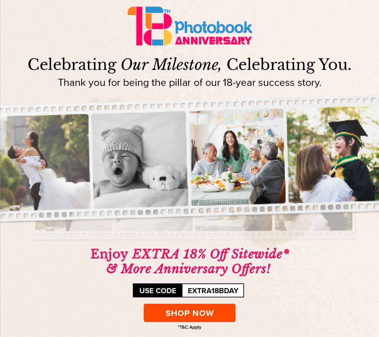 18TH PHOTOBOOK ANNIVERSARY - SHOP NOW