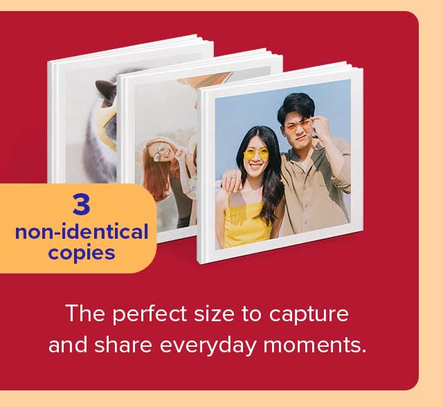 6'' x 6'' Simple Book,  20 Pages