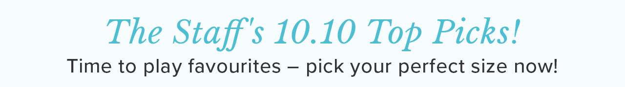 Top Picks | TIME TO PLAY FAVOURITES