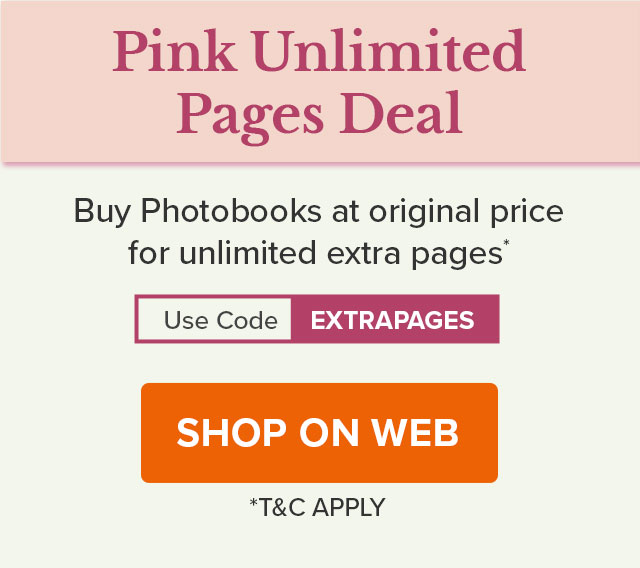 SHOP ON WEB | USE CODE EXTRAPAGES