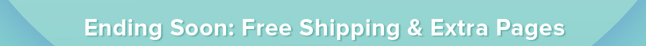 Ending soon. Free Shipping and extra pages