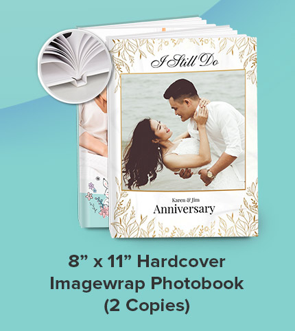8&rdquo; x 11&rdquo; Hardcover Imagewrap Photobook
