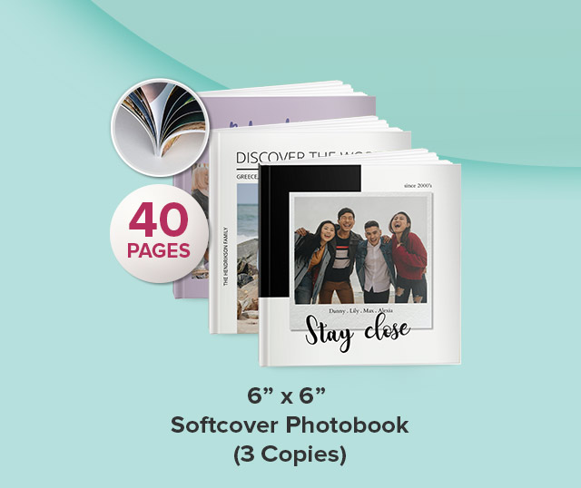 6 x 6 Softcover Photobook