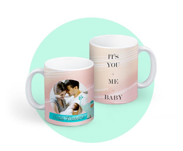 [Set Of 2] Photo Mug