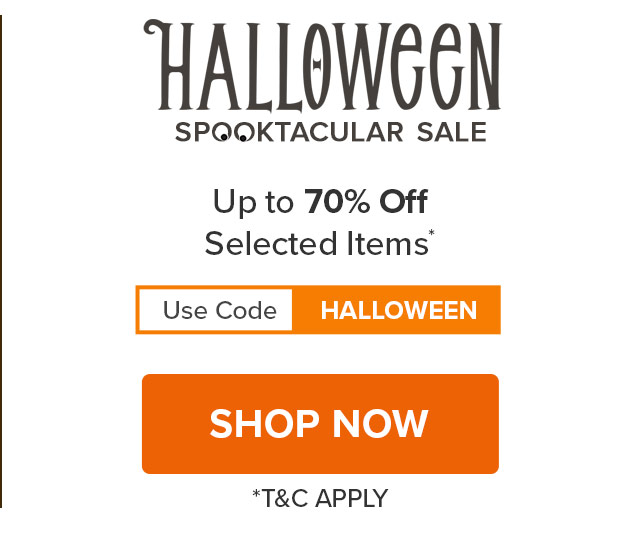 Halloween Spooktacular Sale