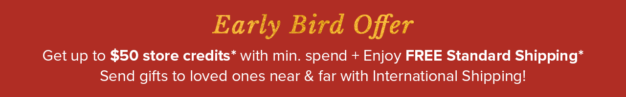 Early Bird Offer