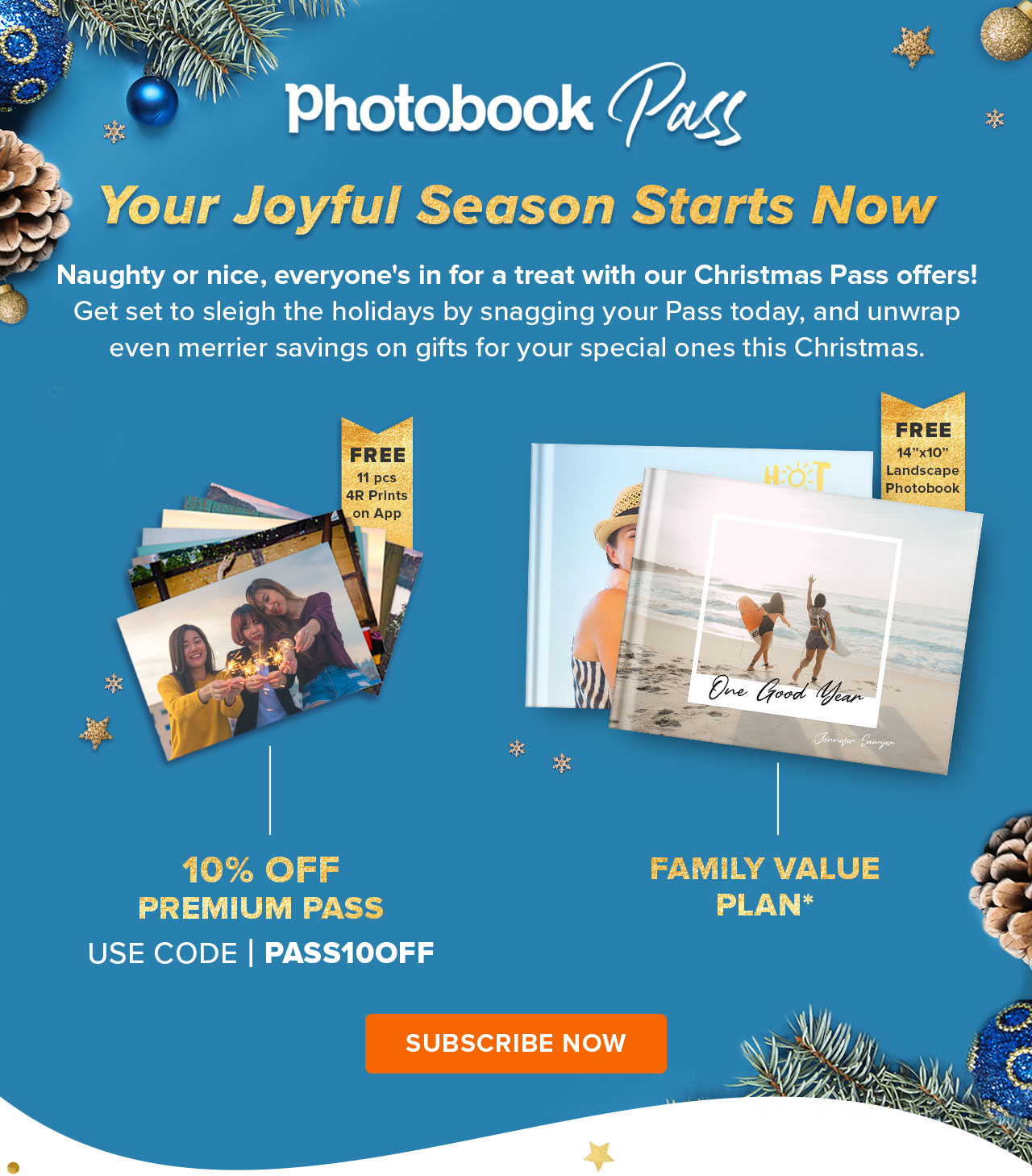 Photobook Pass | Your Joyful Season Starts Now