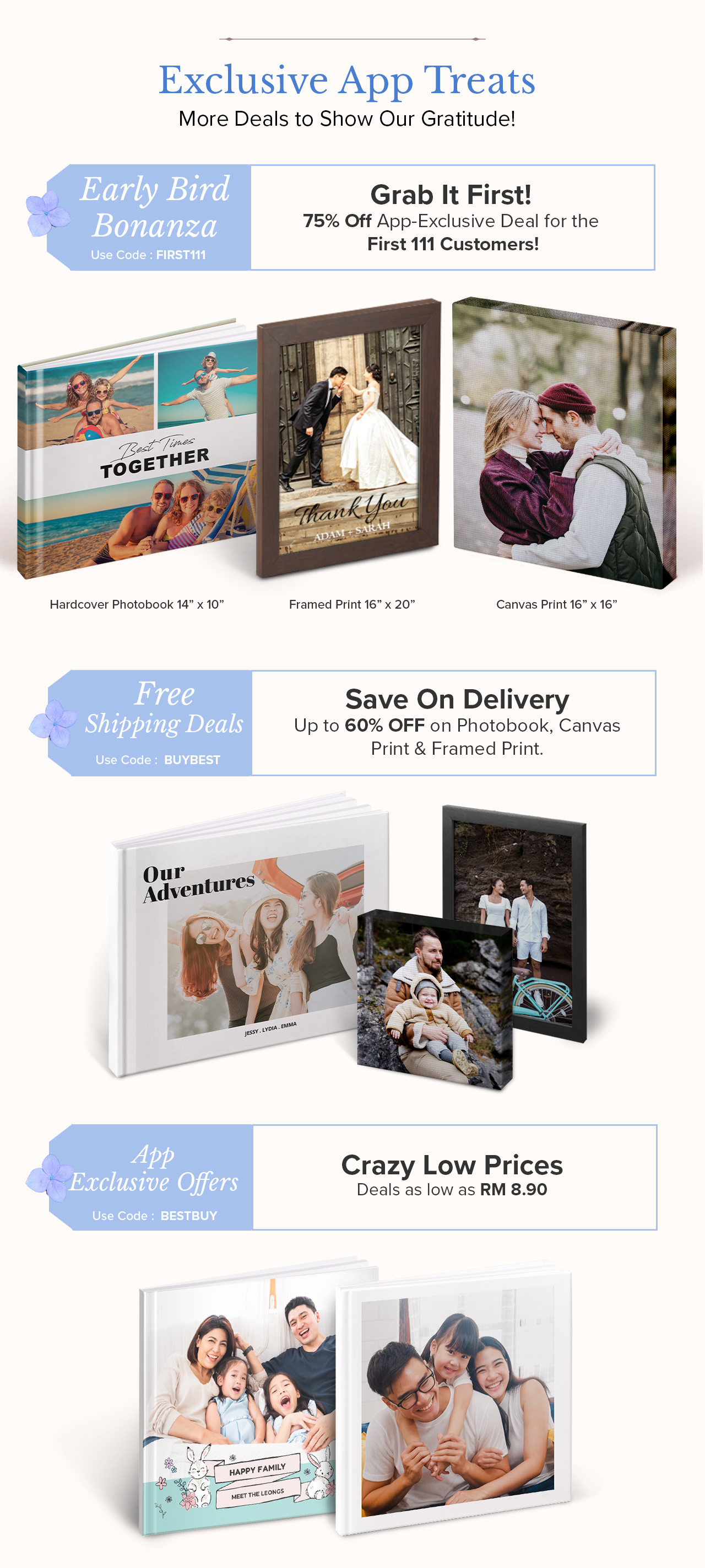 Exclusive App Treats