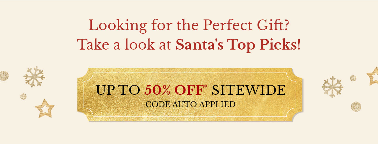 Up to 50% OFF Sitewide