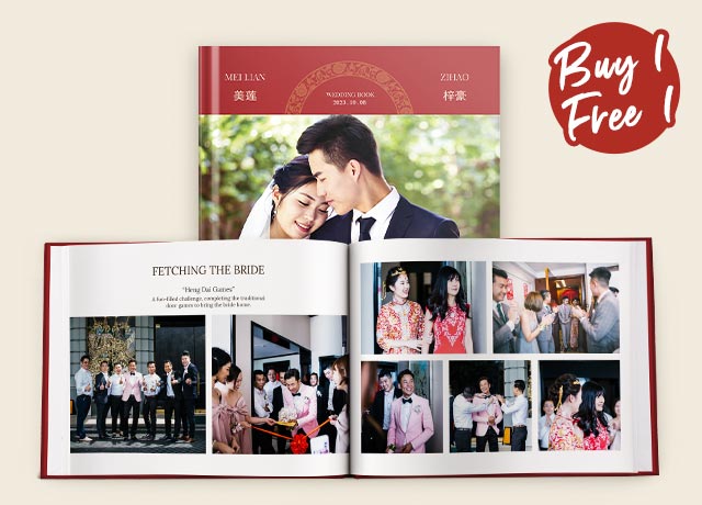 14'' x 10'' Large Landscape Perfect Binding Imagewrap Hardcover Photobook, 60 Pages