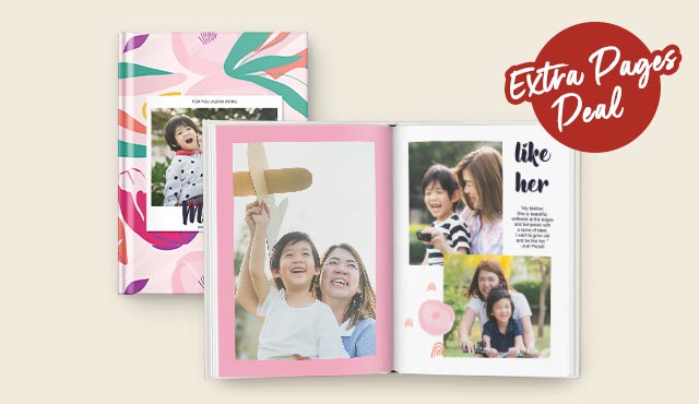 8'' x 11'' Medium Portrait Perfect Binding Imagewrap Hardcover Photobook, 80 Pages