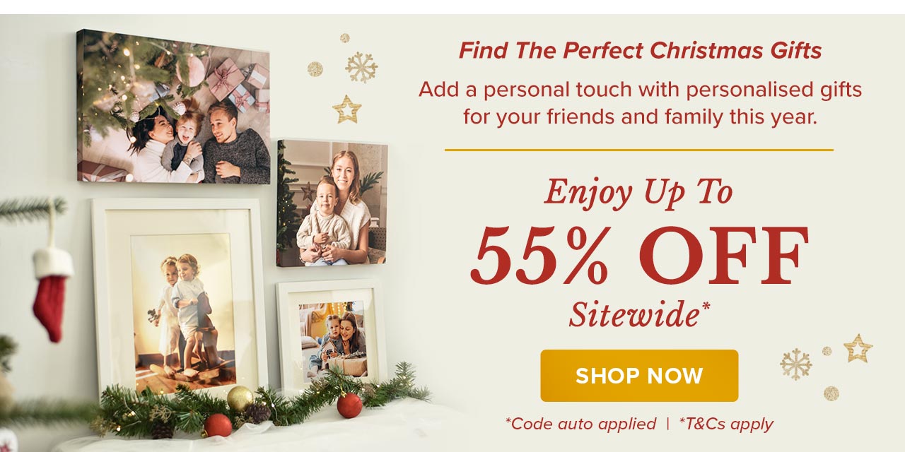 Enjoy Up To 55% OFF Sitewide*
