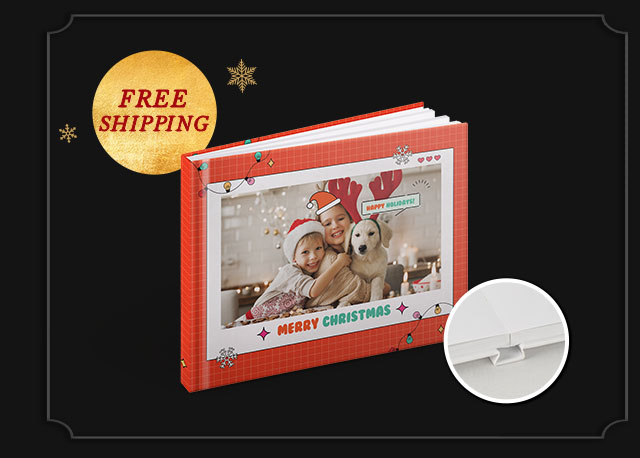 11'' x 8.5'' Medium Landscape Lay Flat Imagewrap Hardcover Photobook, 24 Pages