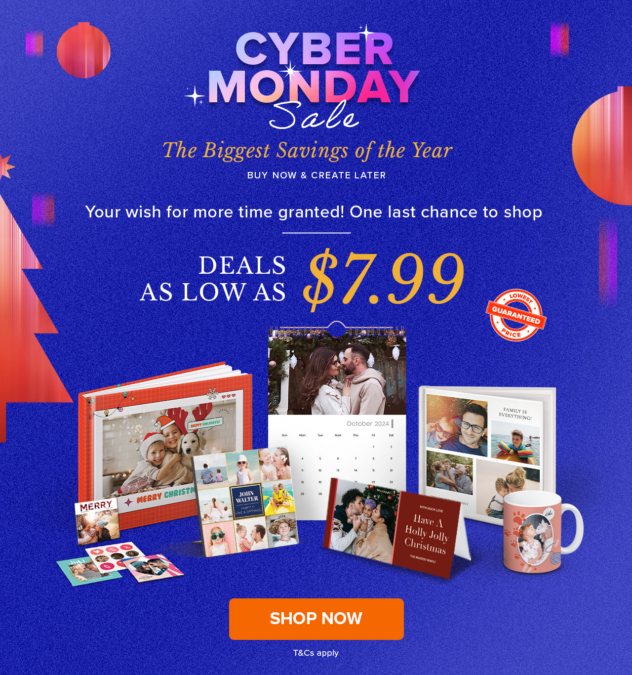 Cyber Monday Sale. The biggest savings of the year.