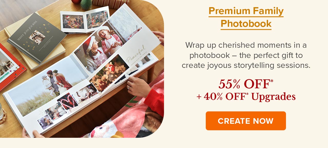 PREMIUM FAMILY PHOTOBOOK | CREATE NOW