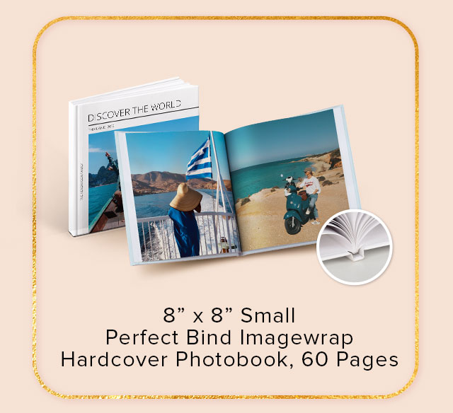 8” x 8” Small Perfect Bind Imagewrap