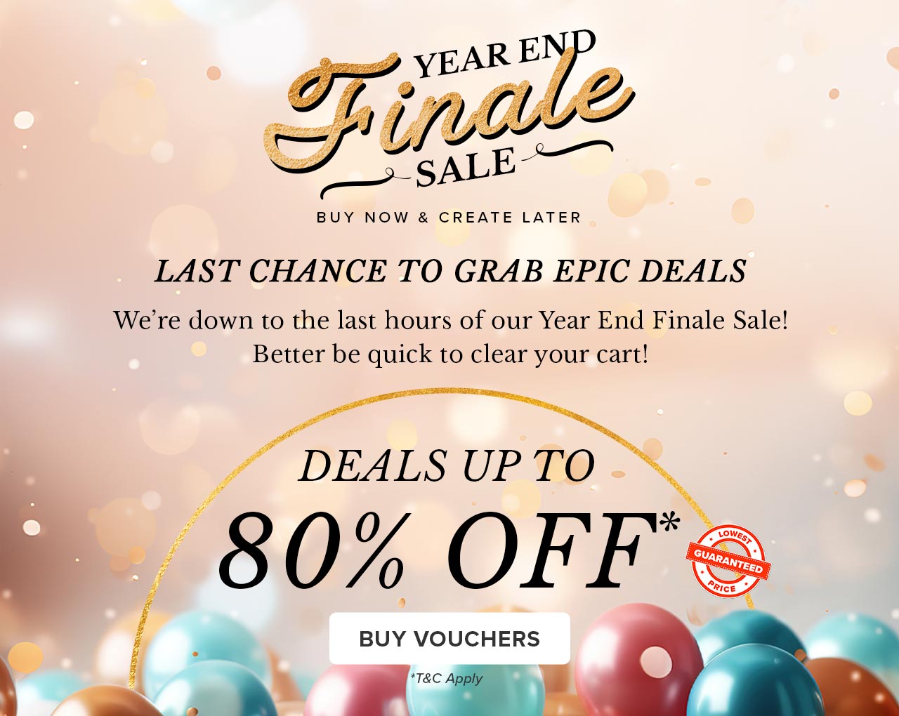 Year End Finale Sale