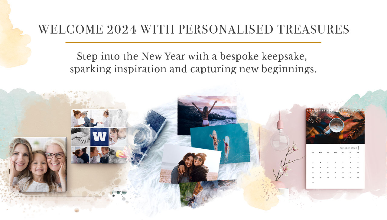 Welcome 2024 with personalised treasures