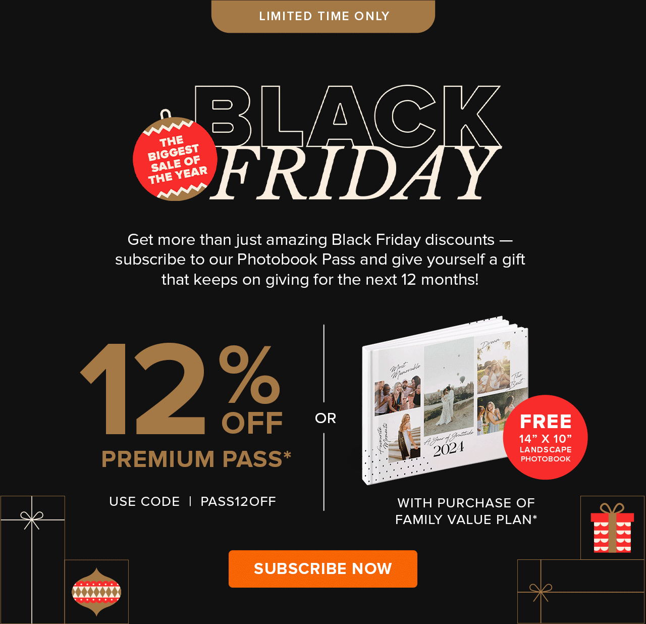 12% OFF PREMIUM PASS*