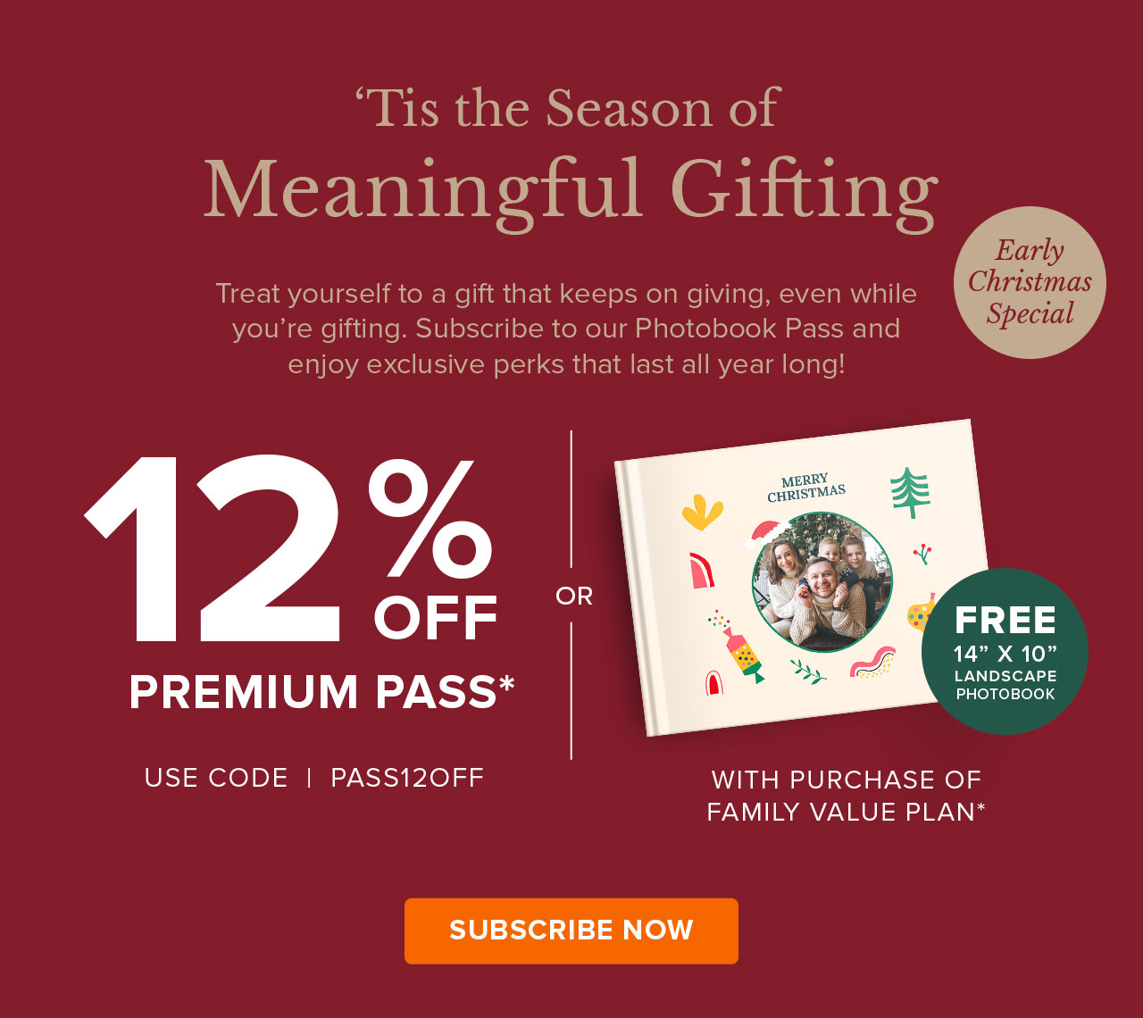 12% OFF PREMIUM PASS*
