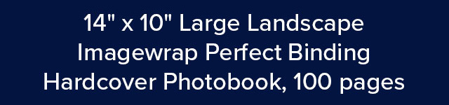 8'' x 8'' Small Square Imagewrap Perfect Binding Hardcover Photobook,  60 pages