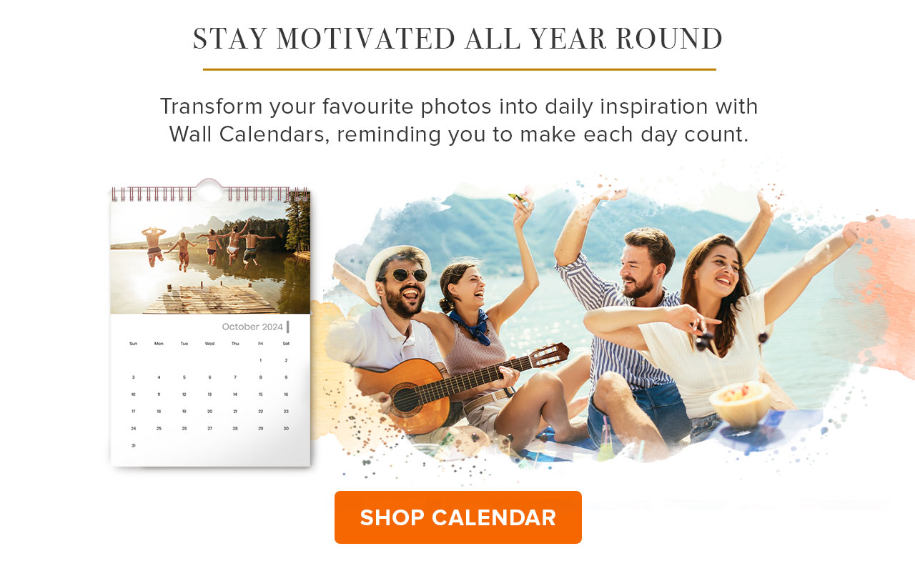 STAY MOTIVATED ALL YEAR ROUND | SHOP CALENDAR