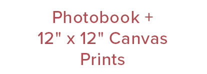 Photobook. 12'' x 12'' Canvas Prints