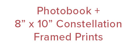 Photobook. 8 x 10 Constellation Framed Prints