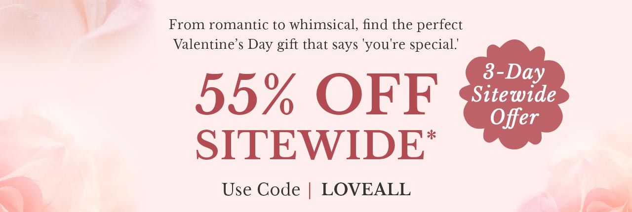 55% OFF SITEWIDE* | Use code: LOVEALL