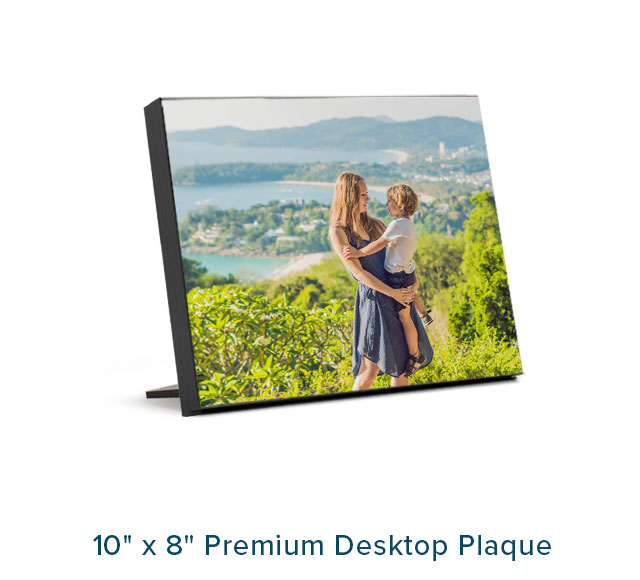 10'' x 8'' Premium Desktop Plaque