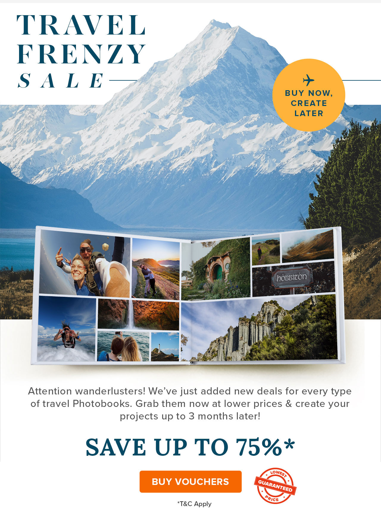 Travel Frenzy Sale | SAVE UP TO 75% | BUY VOUCHERS
