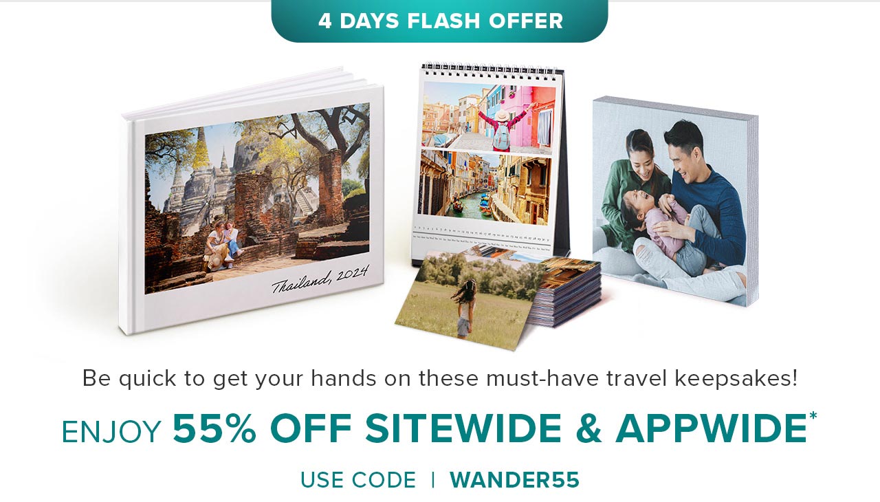 Enjoy 55% OFF SITEWIDE & APPWIDE*