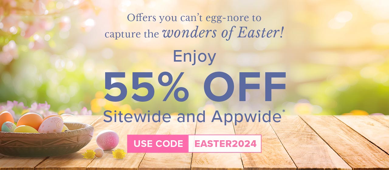 Enjoy 55% OFF SITEWIDE & APPWIDE*