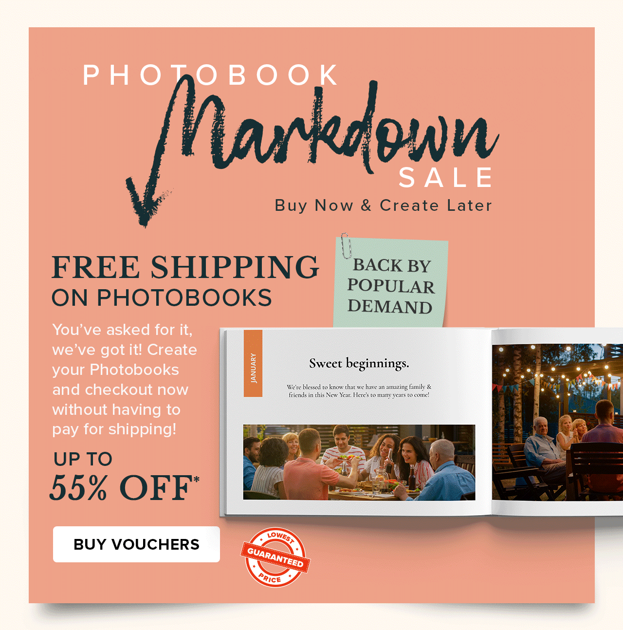 Photobook Markdown Sale