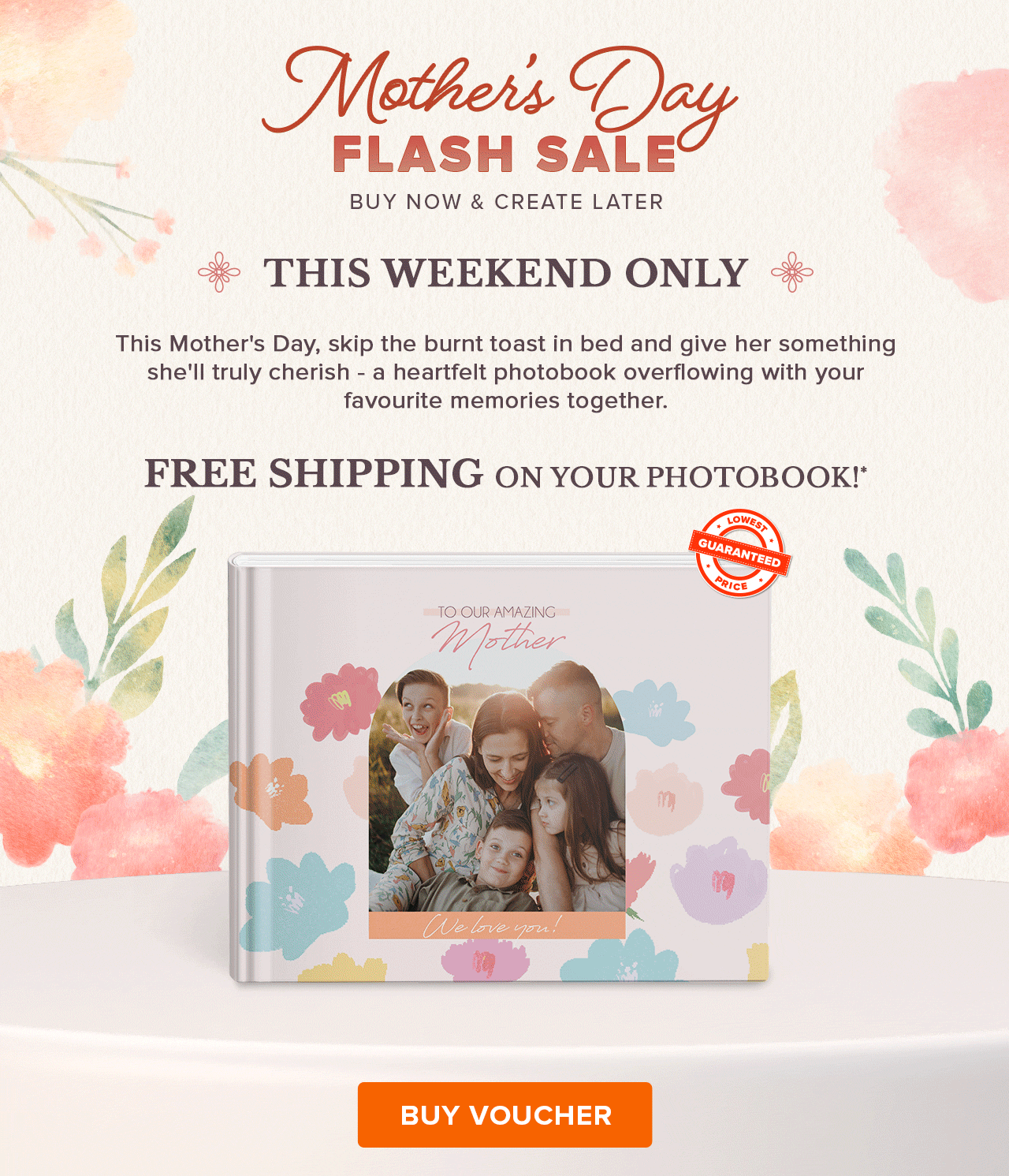 Mother’s Day Flash Sale | Buy now & create later
