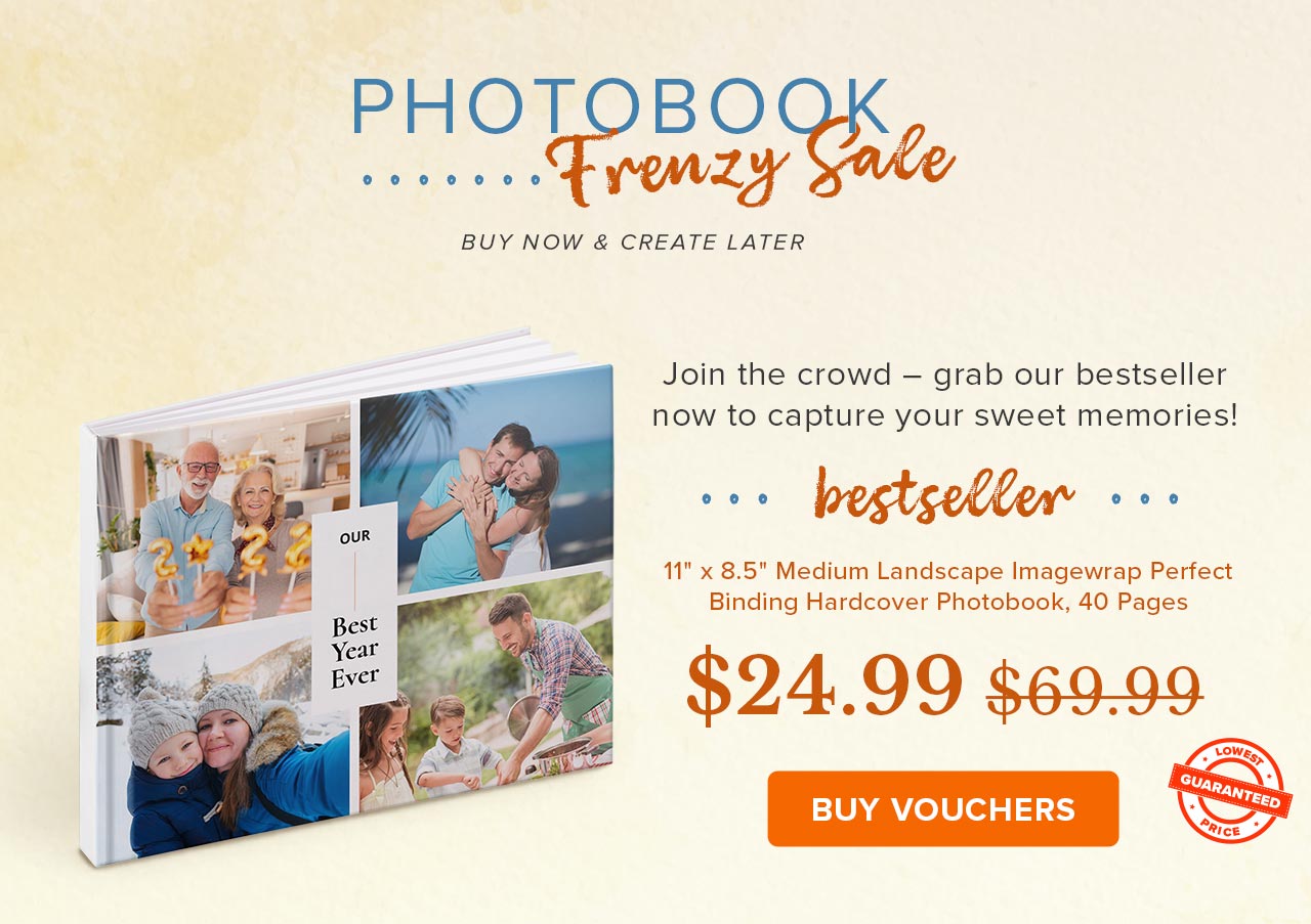 PHOTOBOOK FRENZY SALE | BUY VOUCHERS