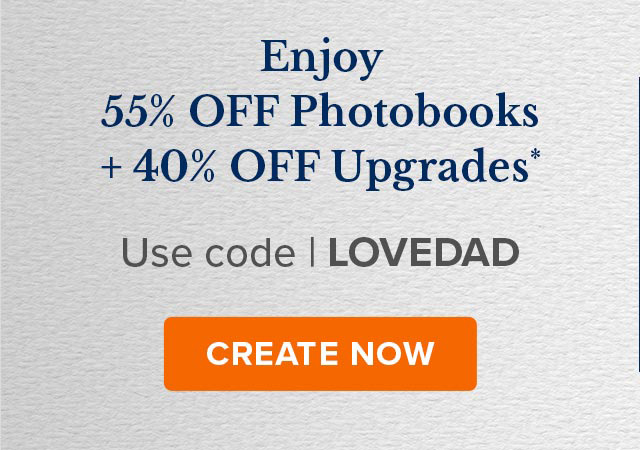Enjoy 55% OFF Photobooks