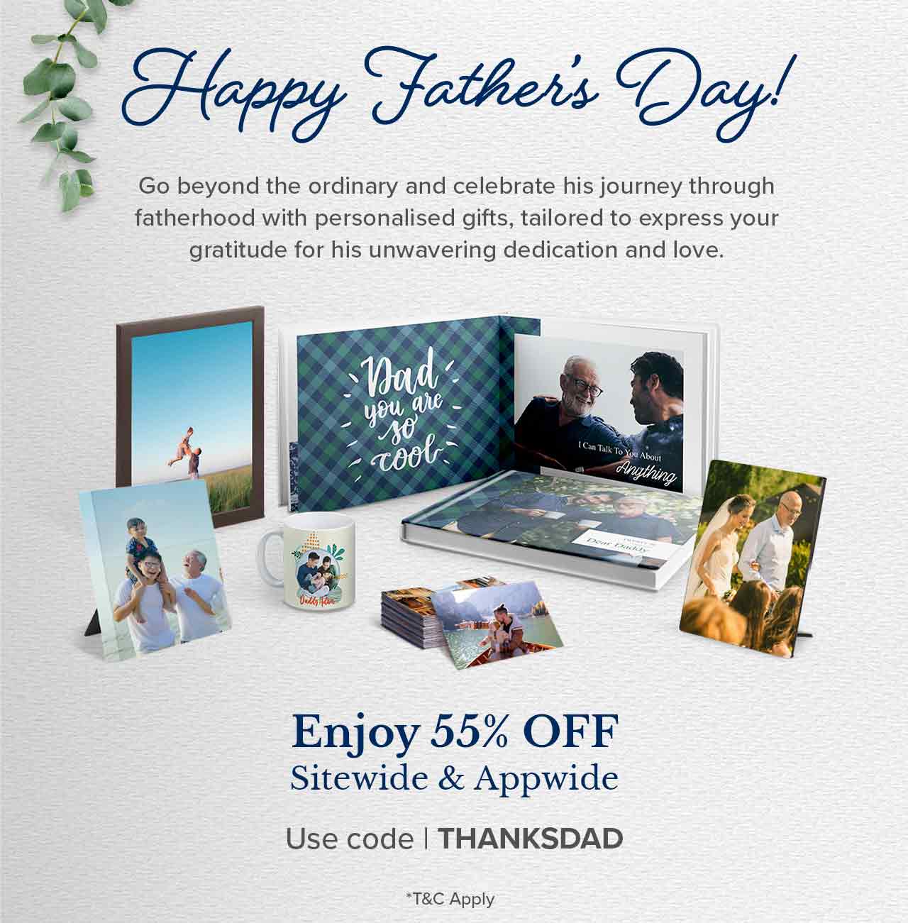 Enjoy 55% OFF Sitewide & Appwide