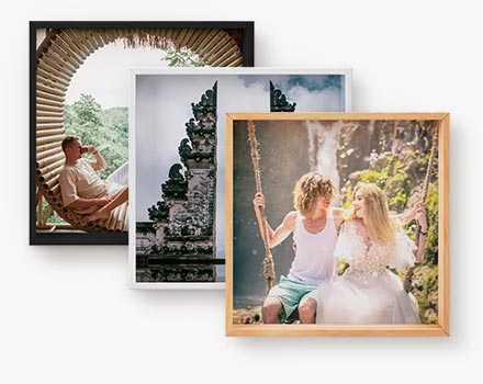 [1 set] 12'' x 12'' Photo Tiles - Back Mount (6 Tiles)