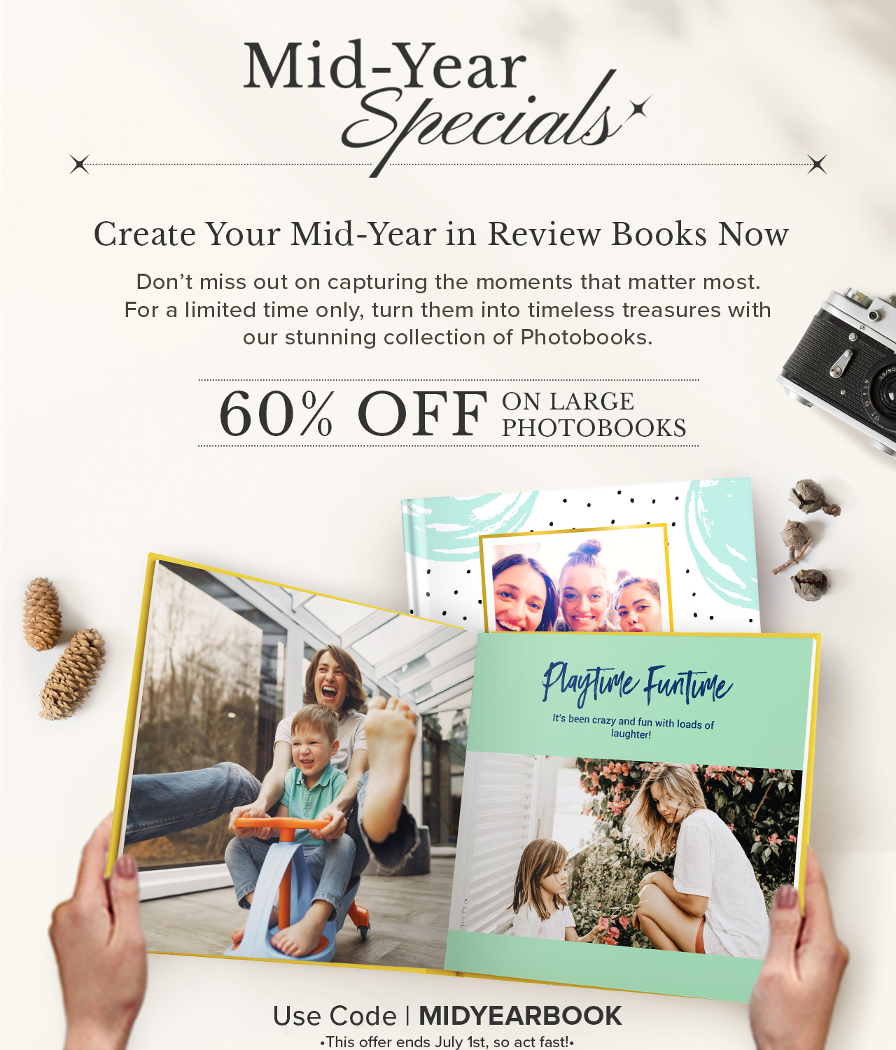 Up to 60% OFF on Large Photobooks
