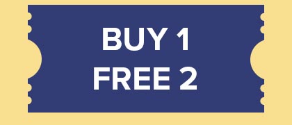 BUY 1 FREE 2