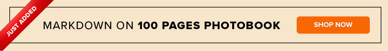 Markdown on 100 pages Photobook