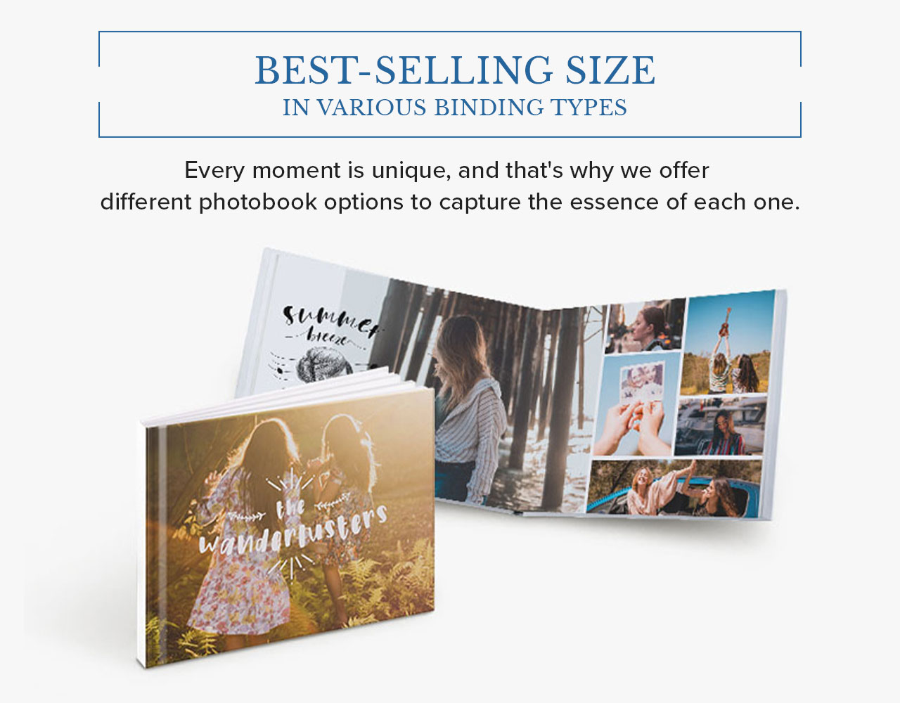 Best-selling Size in various binding types