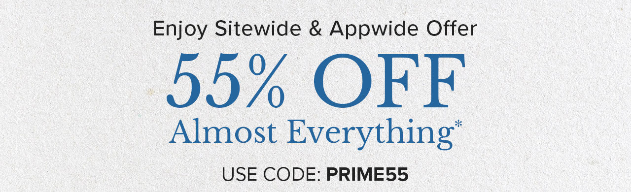 Enjoy sitewide and appwide offer