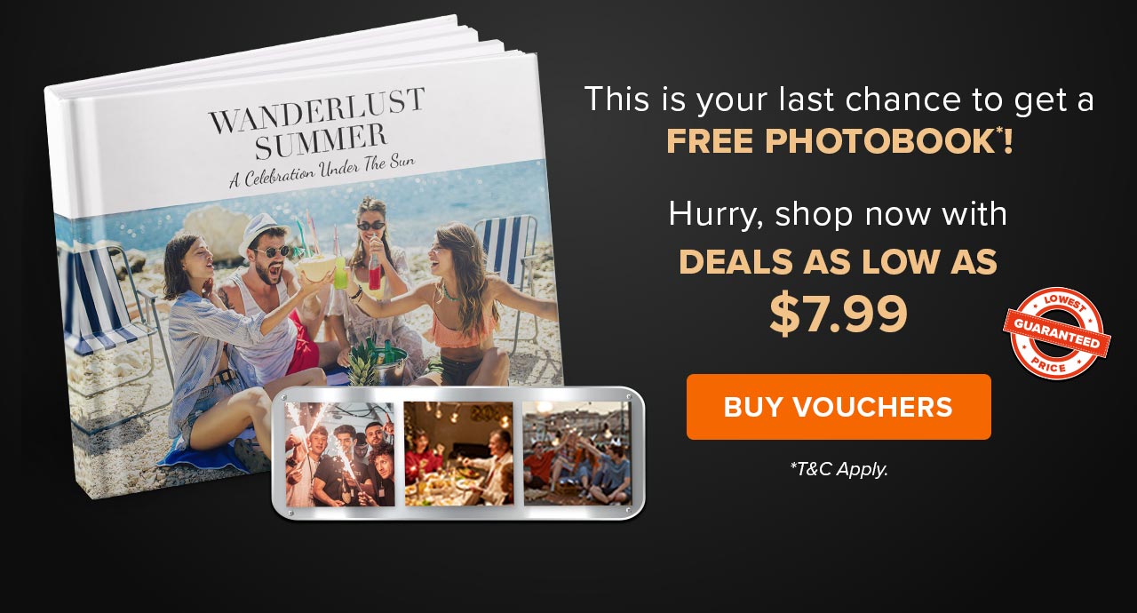 This is your last chance to get a FREE PHOTOBOOK