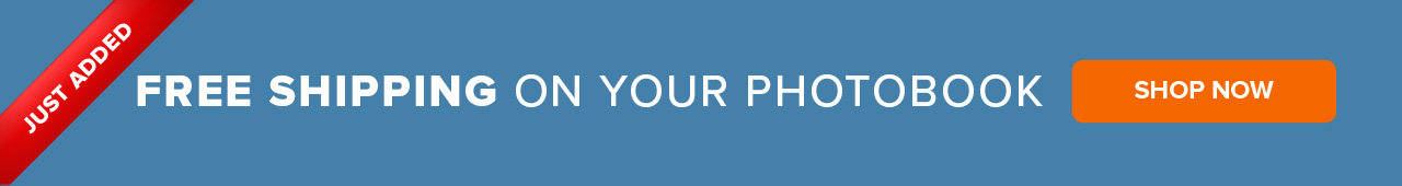 FREE SHIPPING ON YOUR PHOTOBOOK