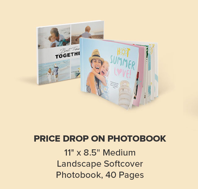 PRICE DROP ON PHOTOBOOK