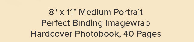 Perfect Binding Imagewrap Hardcover Photobook