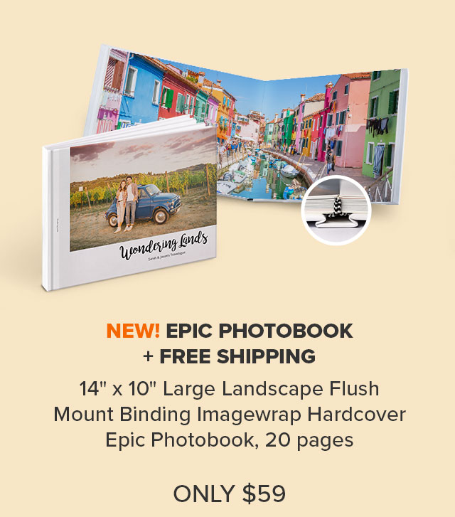 EPIC PHOTOBOOK + FREE SHIPPING