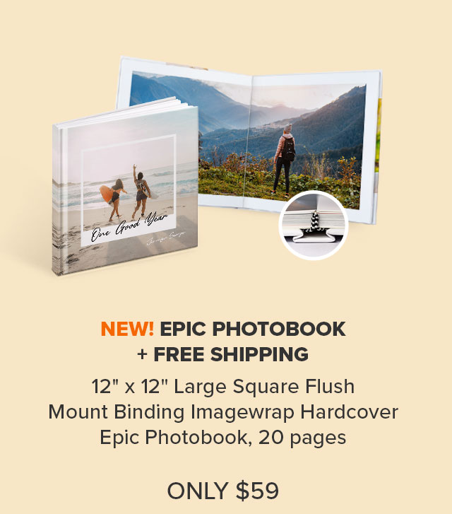 EPIC PHOTOBOOK + FREE SHIPPING